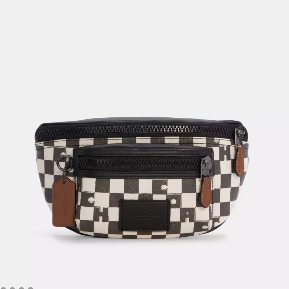 Westway Checker Print Coach Belt Bag